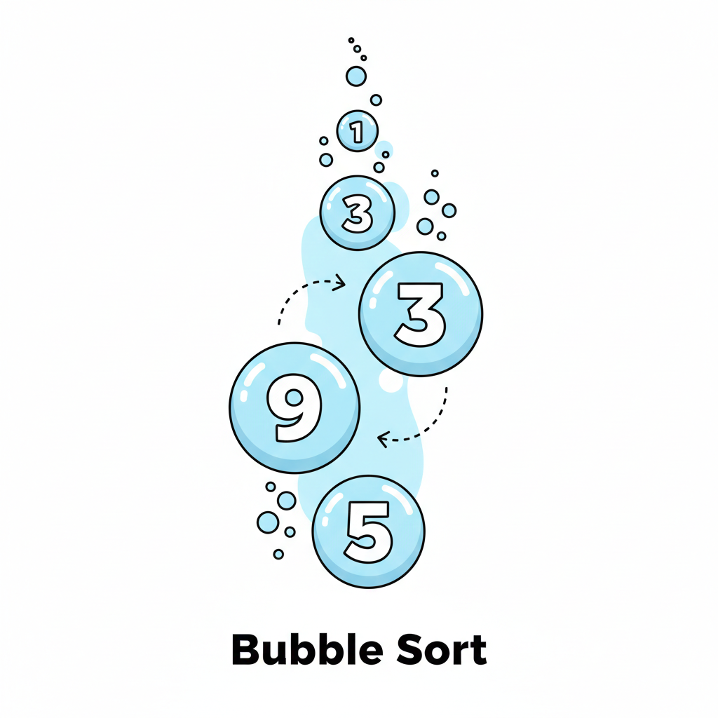 Bubble Sort pod vodou